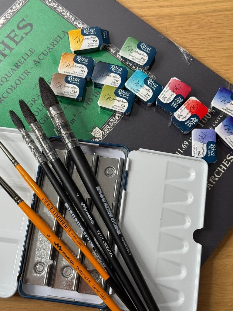 Andalusia watercolors kit